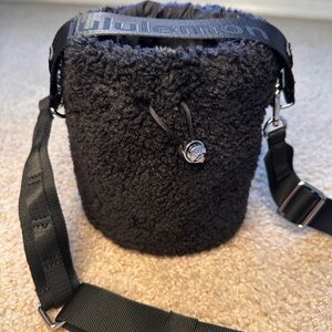 lululemon athletica Black Sherpa Crossbody Bag